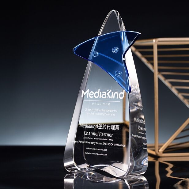 Blue Star Crystal Award