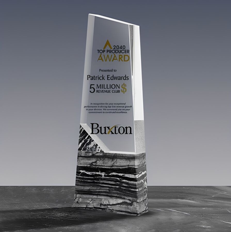 Color Block Crystal Award