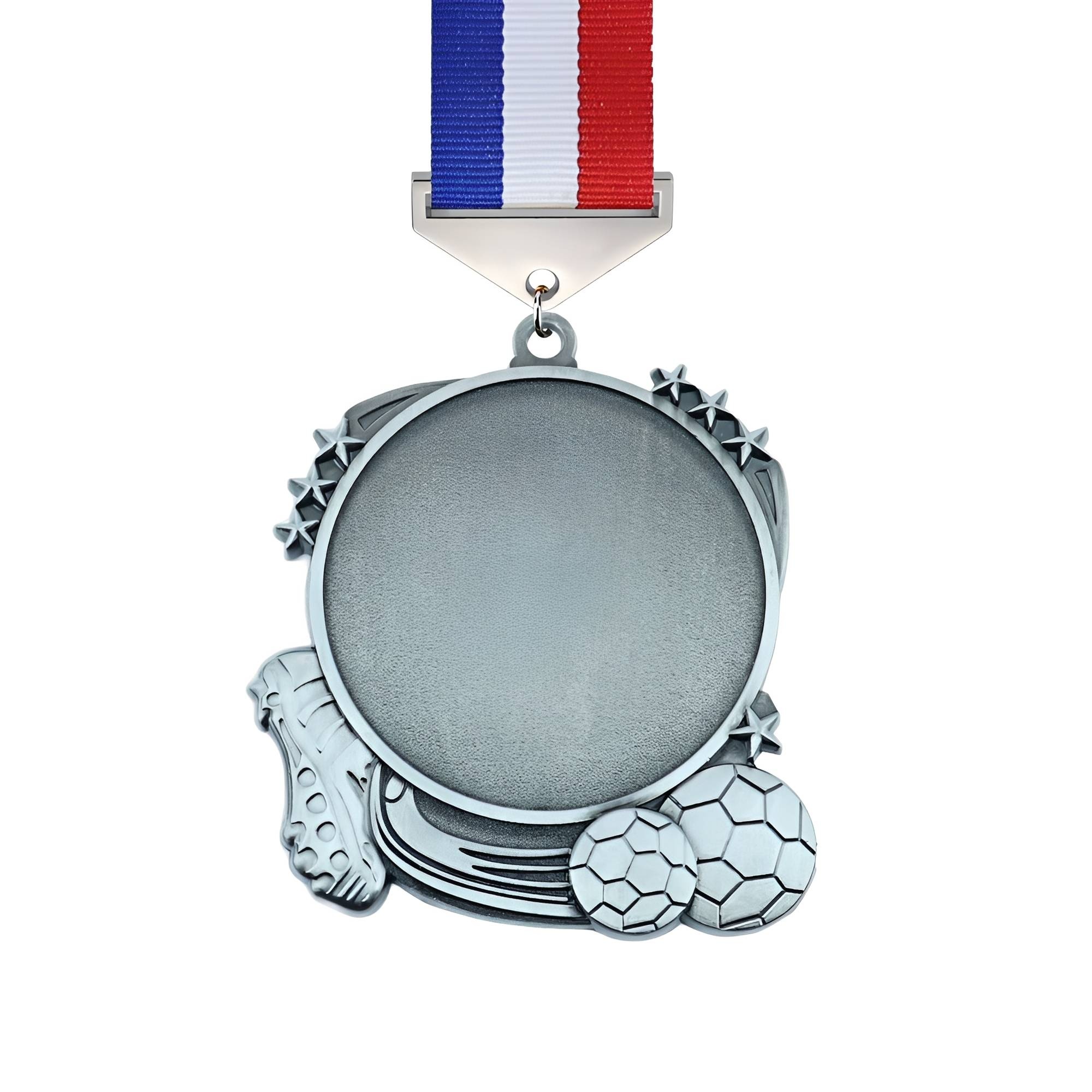 Silver Soccer and Horse Medal