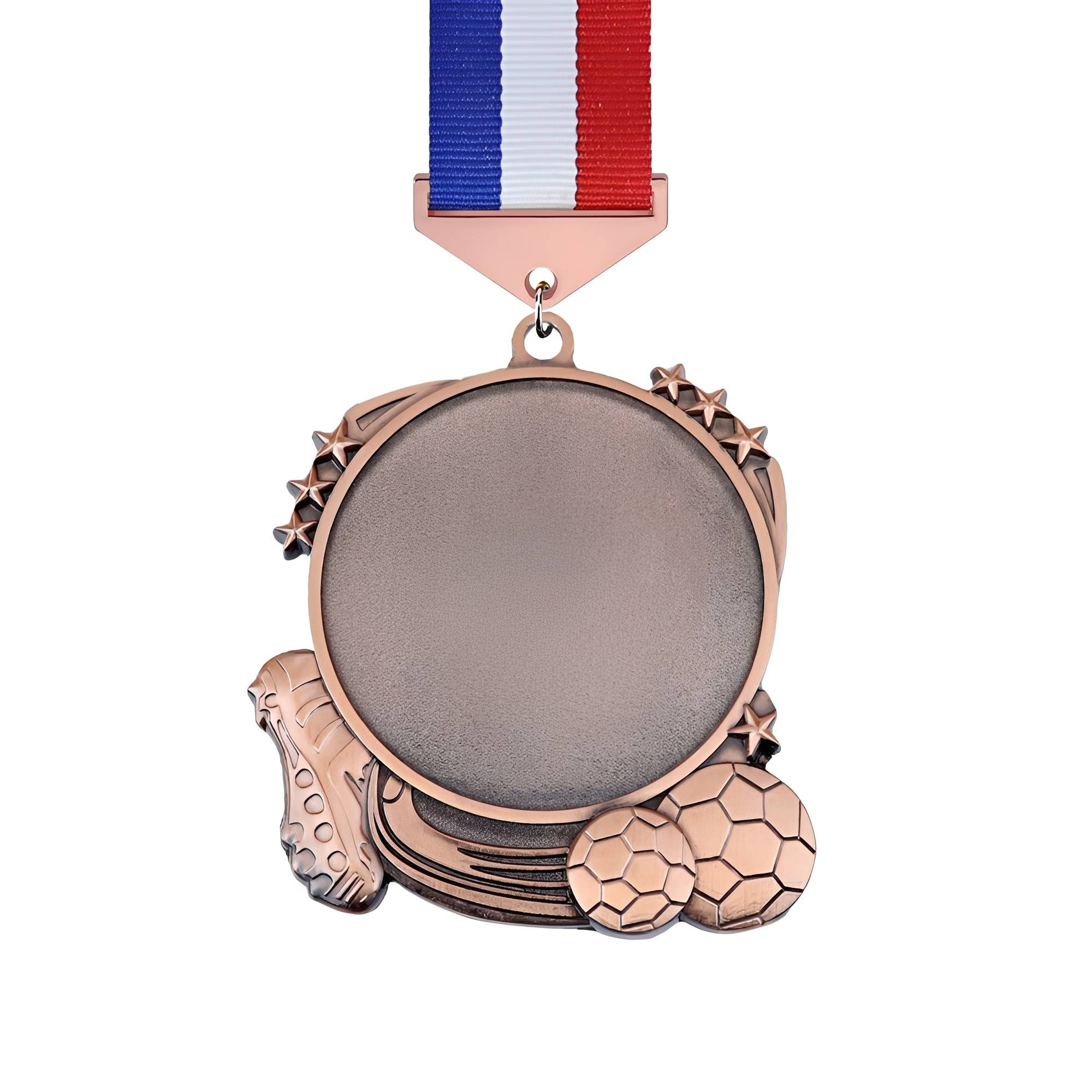 Bronze Soccer and Horse Medal