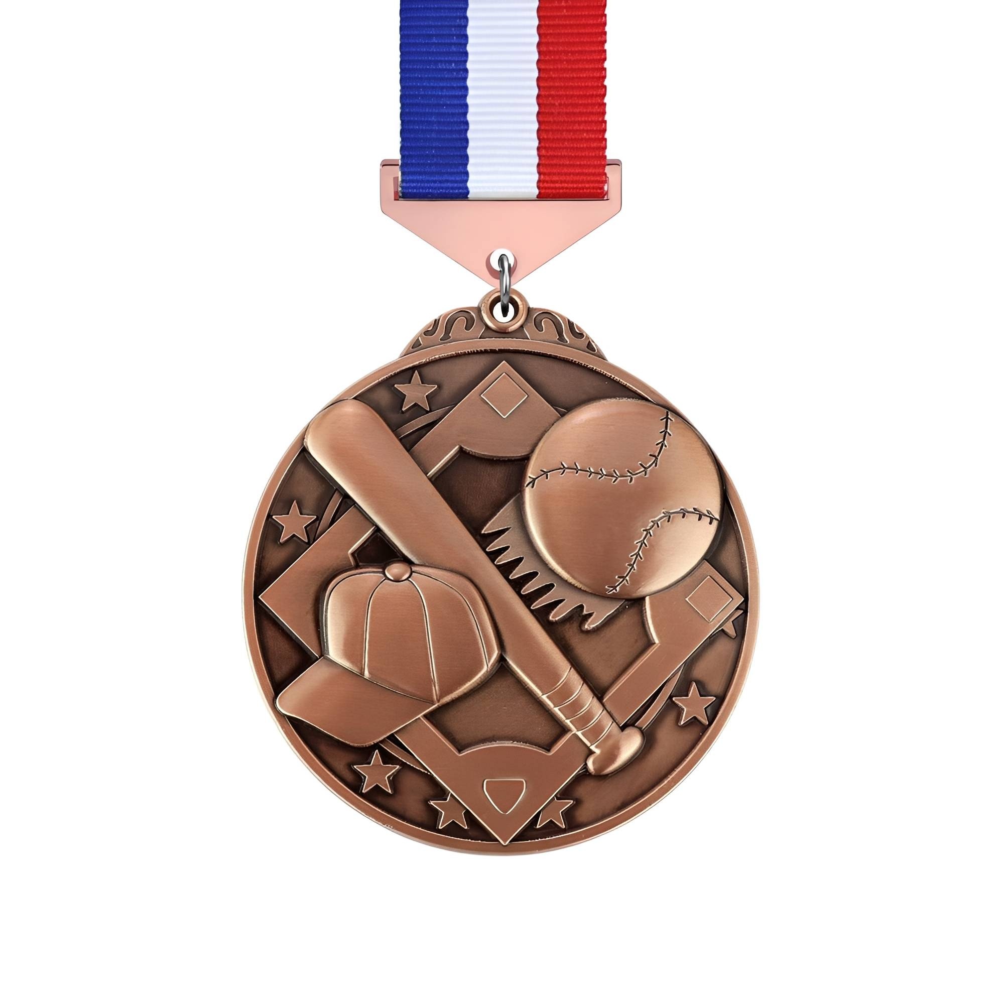 Bronze Baseball Diamond Achievement Medal