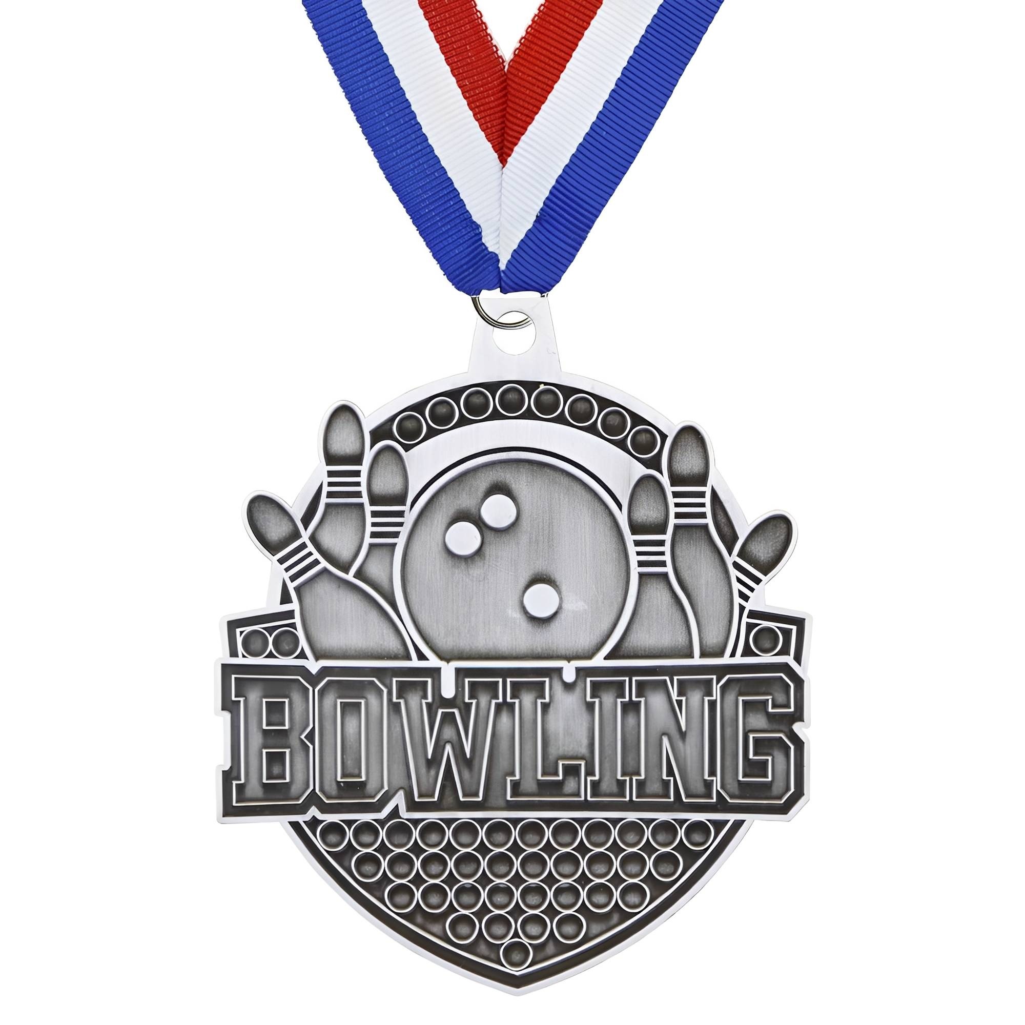 Silver Bowling Achievement Medal