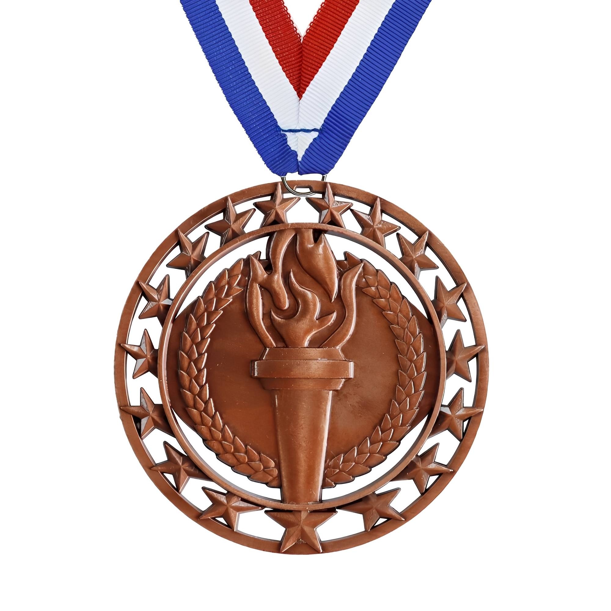 Bronze Torch and Stars Medal