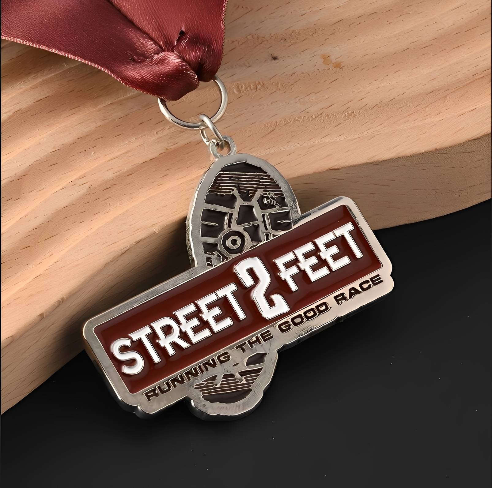 Street 2 Feet Running Race Medal