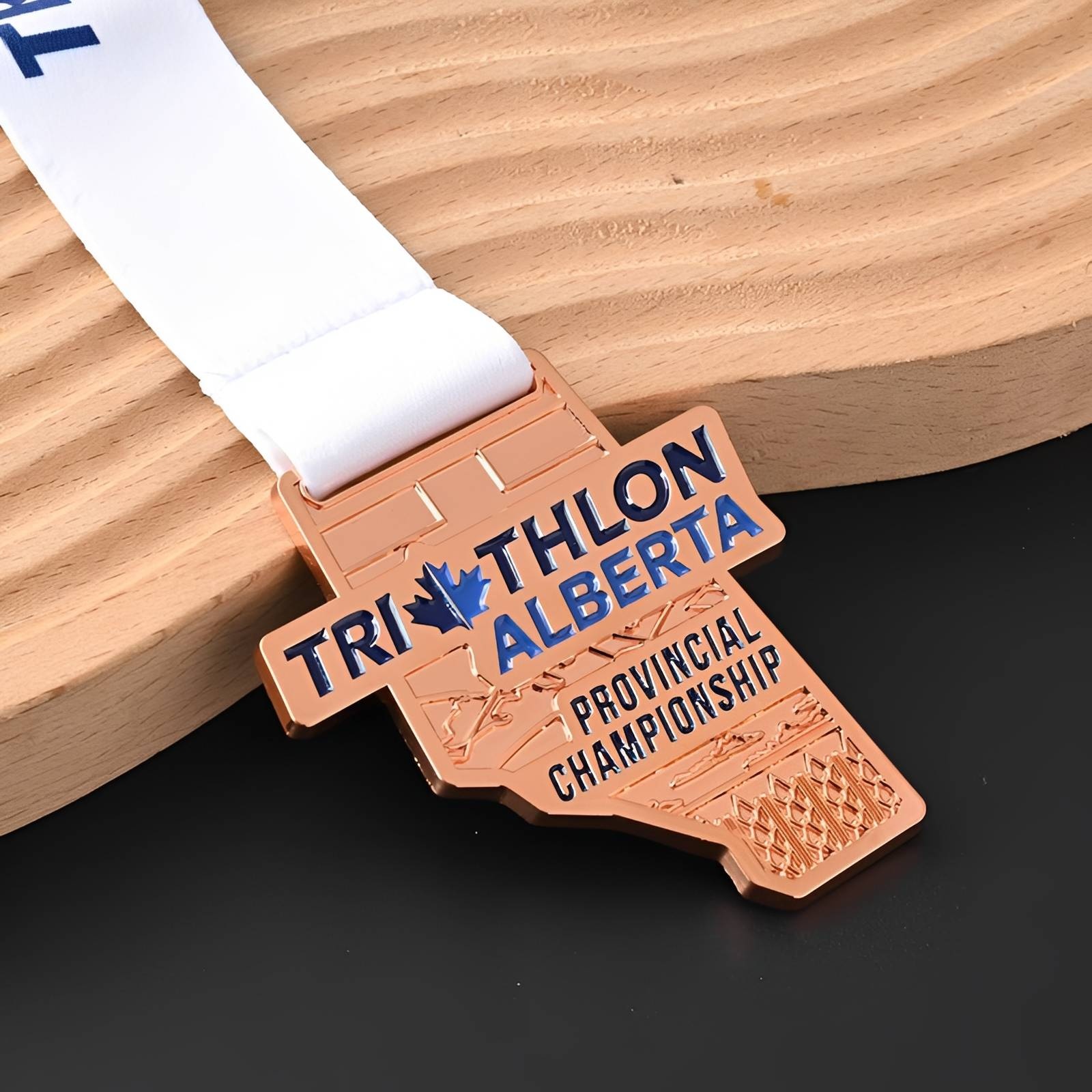 Medal with Maple Leaf Design
