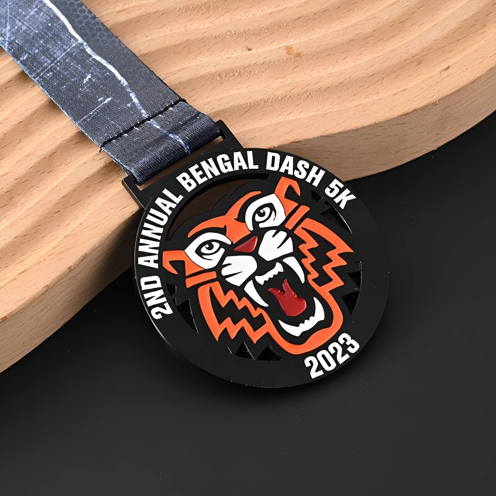 2nd Annual Bengal Dash 5K Medal 2023