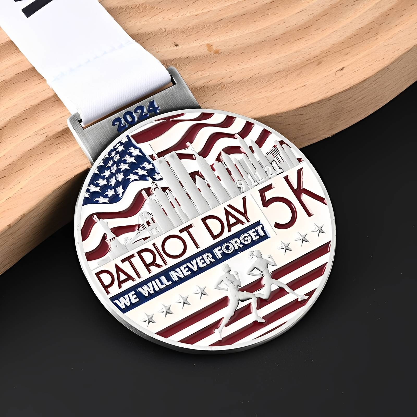 Patriot Day 5K Running Medal