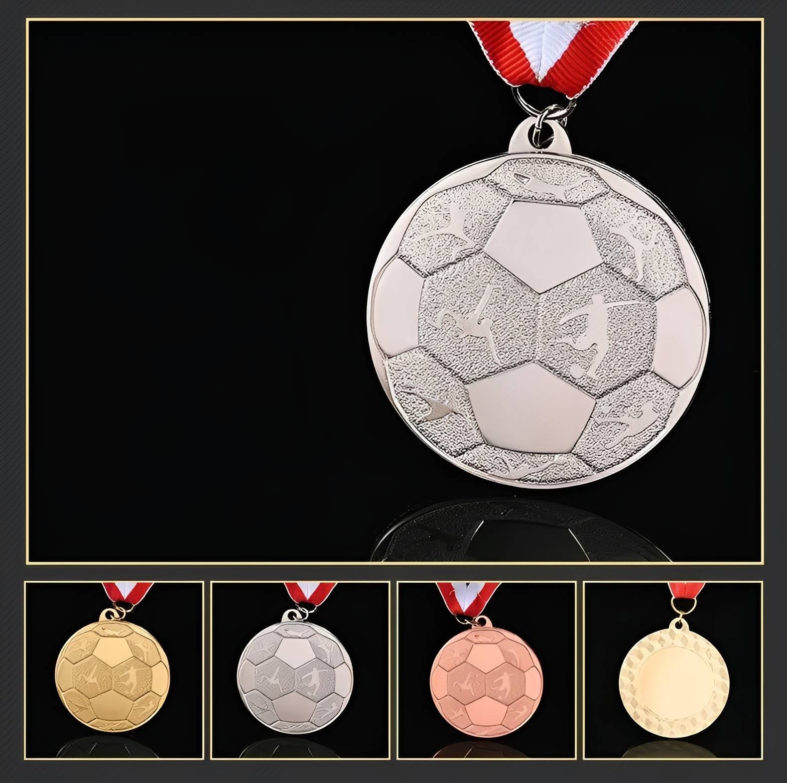 Iron Soccer Ball Medals