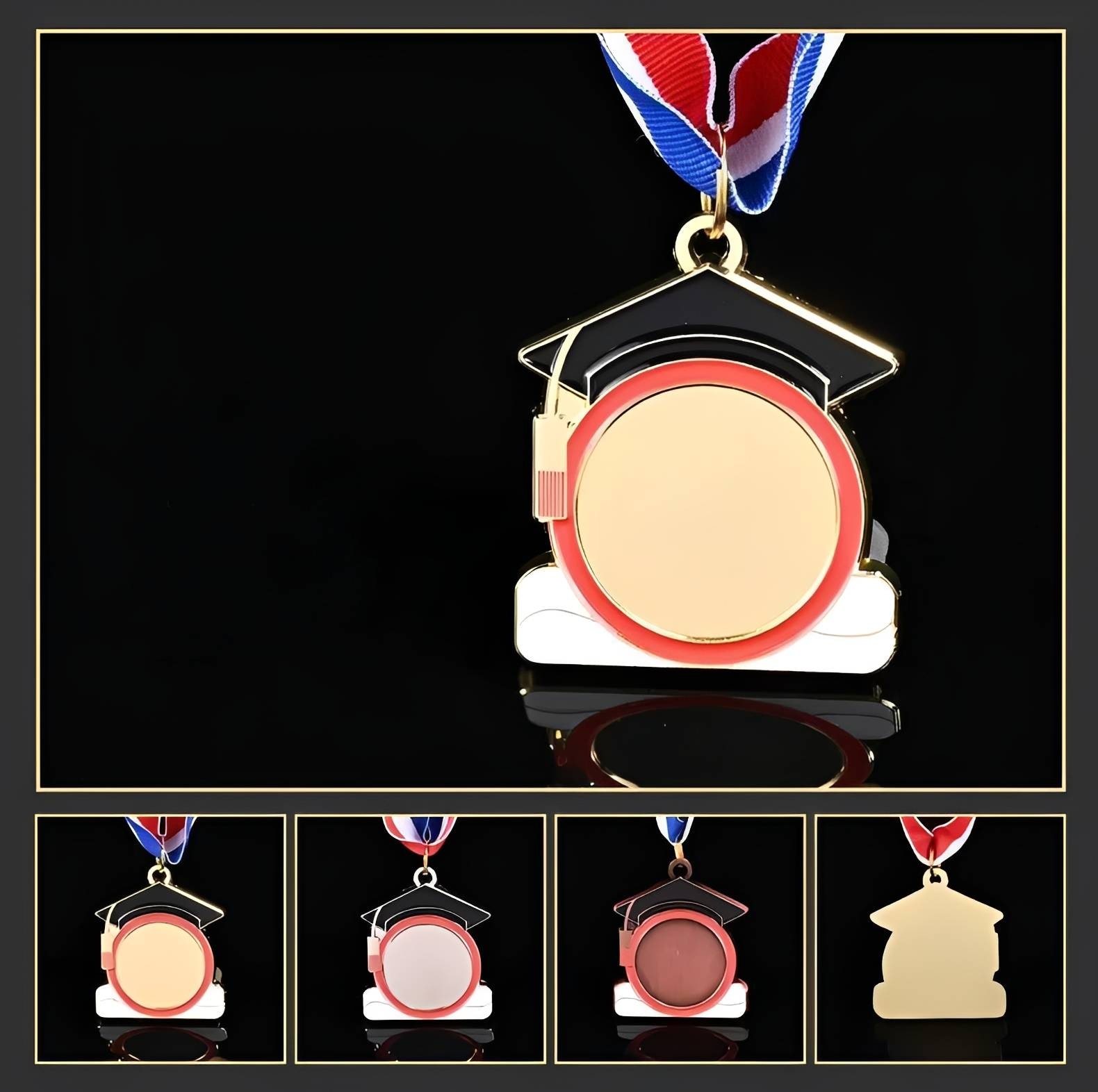 Graduation Cap Medal