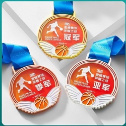 Basketball League Medal