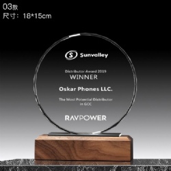 Distributor Award 2019 Winner Crystal Award