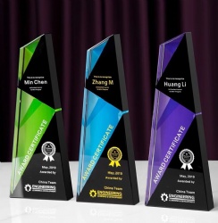 Geometric Color Crystal Award