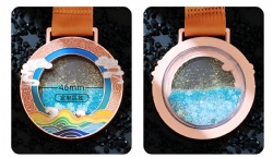 Circular Wave Custom Medal