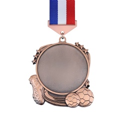 Bronze Soccer Medal