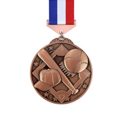 Baseball Diamond Achievement Medal