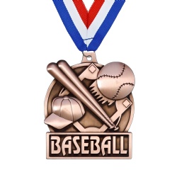 Bronze Baseball Medal