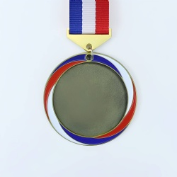 Red, White, and Blue Medal