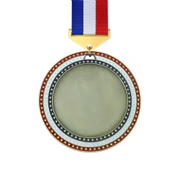 Round Star Border Medal
