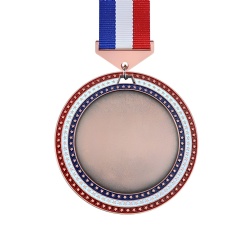 Round Star Emblem Medal