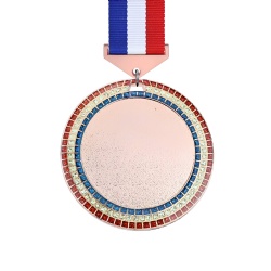 Rose-Gold Mosaic Medal
