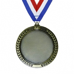 Round Laurel Wreath Medal
