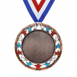 Bronze Star Pattern Medal