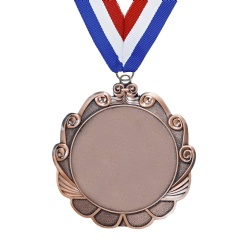 Ornate Bronze Medal