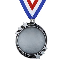 Circular Star Pattern Medal