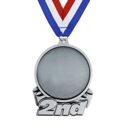 Silver Tone 2nd Place Medal