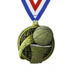 Basketball Themed Medal