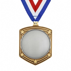Gold Shield Star Medal