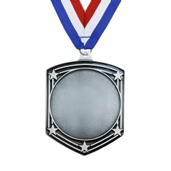 Silver Shield Star Medal