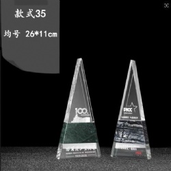 CHHA35 crystal award