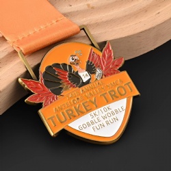 Turkey Trot Fun Run Medal