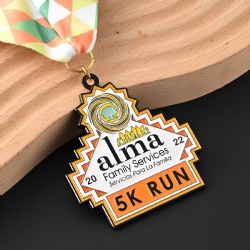 alma Family Services 5K RUN Medal