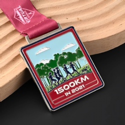 1500KM In 2021 Runners Medal