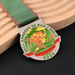 Bell Gardens 5K Run/Walk 2024 Medal
