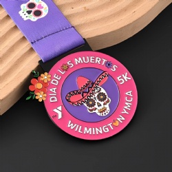 Dia De Los Muertos 5K Medal