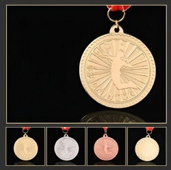Badminton Player Medal