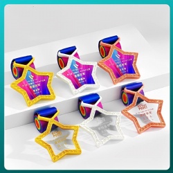 Star-Shaped Competition Medals