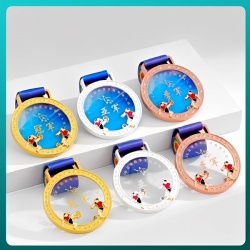 Soccer Champion Crystal Medal