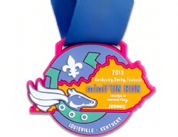 PVC Kentucky Derby Festival miniFUN RUN Medal - 2015 Commemorative Award
